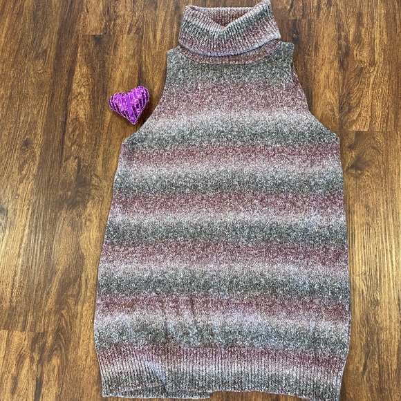 WILD PEARL for NORDSTROM | Sleeveless turtleneck sweater - Picture 2 of 6